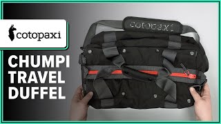 Cotopaxi Chumpi 35L Travel Duffel Quick Look Review [upl. by Akiemaj181]