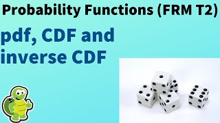 Discrete Random Variable  How to find probability from a CDF [upl. by Wilonah]