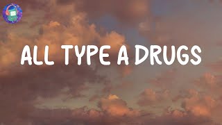 Young Thug Blood Jay  All Type Of Drugs Lyrics  Yung Gravy Jack Harlow [upl. by Sarat]