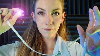 ASMR 🥼 Unspecified Examinations  Close Personal Attention Face Touching Measuring Focus amp Follow [upl. by Enirhtak]