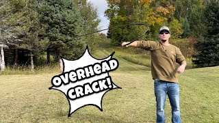 Overhead Crack Whip Crack Tutorial [upl. by Gamin]