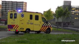 Ambulance 17164 met spoed naar het Maasstad ziekenhuis vanaf HAP SintFranciscus Gasthuis Rotterdam [upl. by Aisya]