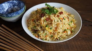 How to make Traditional Cantonese Fried Rice  Morgane Recipes [upl. by Ldnek]