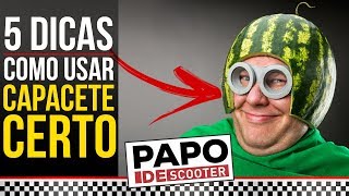 5 Dicas de Como usar o CAPACETE de forma CORRETA na sua Moto ou Scooter [upl. by Jaymie]