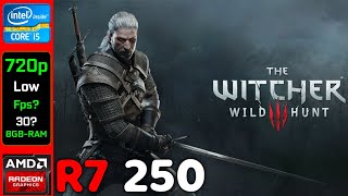 Witcher 3  AMD R7 250 2GB  i5 2500K In 2023  720p Low [upl. by Bernardina]