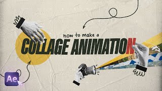 How To Make A Collage Animation After Effects Tutorial [upl. by Amhser449]