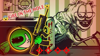 😂FNF The Great Punishment but Fire In The Hole Vs Gorefield Cover  Geometry Dash x Gorefield V2 MOD [upl. by Aekin891]