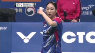 Victor Korea Open 2016  Badminton F M3WS  Sung Ji Hyun vs Akane Yamaguchi [upl. by Ramoh]