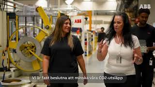 Smart teknik och datadrivna beslut minskar utsläppen vid ABB Smart Power i Västerås [upl. by Ylera]