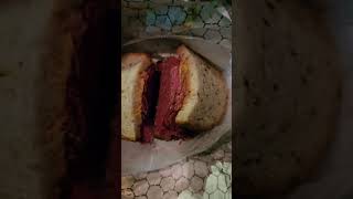 sarges delicatessen PASTRAMI SANDWICH [upl. by Anoirb]