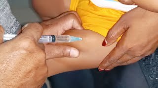 Ceftriaxone 500mg Triject  amp Dexamethasone intramuscular injection Video 24 Ep 86 Injection Tips [upl. by Ahsemaj]