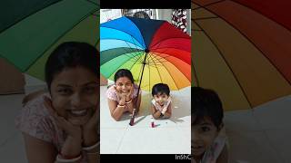 La la la li la la la song  cute baby and mummy  reel  umbrella  shorts  cute baby reel  viral [upl. by Gut]