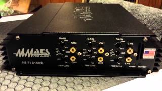 INSANE HIFI AMP GUTS MMATS HIFI6150 Ultimate SQ AMPLIFIER [upl. by Euqinommod]