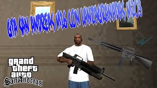 Gta San Andreas  Arma M16 Con M203 [upl. by Body]