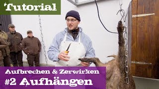 2 Aufhängen  Lehrgang Aufbrechen amp Zerwirken [upl. by Ainoloppa]