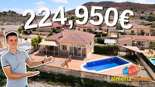 Property for sale in Almeria  3 bedroom villa in Arboleas with a pool  Villa Juniper  AH13723 [upl. by Aldos]