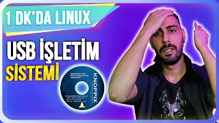 🔴1 DKDA PC LINUX OLSUN Eski PC Dostu USB İşletim Sistemi Kuralım Knoppix [upl. by Grindle]