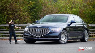 New Genesis G90 50 V8 Reviewed  Better than Mercedes SClass [upl. by Odrarebe]