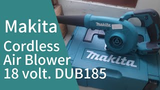 Review produk cordless blower makita tools 18 volt [upl. by Enilatan]