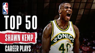 Shawn Kemps 50 BEST Plays  NBA Career Highlights [upl. by Shawnee]