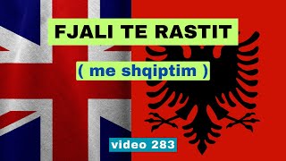 Anglisht I Fjali te rastit I Anglisht shqip perkthim I video 283 [upl. by Krigsman]