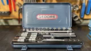 GEDORE 38 Drive Socket Set 30 IMU  3 gedore [upl. by Kerred]