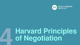 The Harvard Principles of Negotiation [upl. by Maloy62]