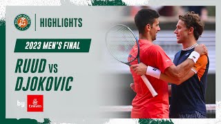 Djokovic vs Ruud Final Highlights  RolandGarros 2023 [upl. by Nosauq]