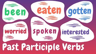 Learn Past Participle Verbs American English  English Grammar Lessons [upl. by Lleznol]