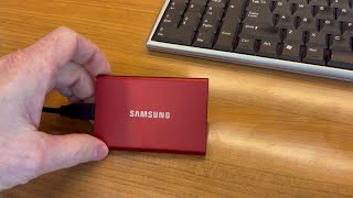 Samsung T7 2TB Portable SSD External Drive  HONEST Review [upl. by Eiramrefinnej]