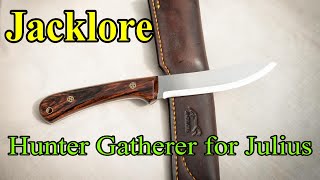 Stainless Steel Hunter Gatherer knife for Julius [upl. by Nrevel177]