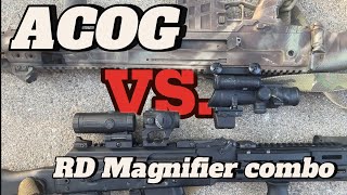 GPR Optics Red Dot Magnifier Vs ACOGTop Mounted Red Dot Which One Is Best [upl. by Rooker941]