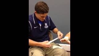 Wrist hyperflexion taping [upl. by Laenaj889]