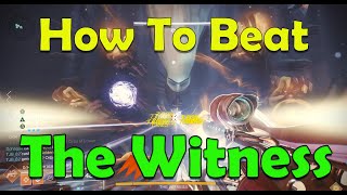 How to beat the Witness in Salvations Edge Zenith Guide Destiny 2 [upl. by Llehsyt]