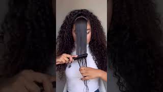 PENTEADO muito FÁCIL para CABELO CACHEADO 👩🏽‍🦱😲😳 SE INCREVASE [upl. by Lillywhite]