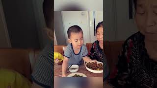 Grandsons Show Remarkable Filial Piety to Grandma at Mealtime 🥹❤️ [upl. by Cookie66]