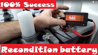 How to recover a battery using battery desulfator under 17€ 100 Success [upl. by Oilcareh]