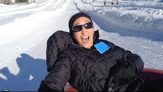 Awesome Snow Tubing FUN at Gorgoza Park Utah [upl. by Aehc]