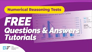 Numerical Reasoning Test Practice Questions amp Answers 202425  5 Worked Solutions amp Tutorial [upl. by Hgielra717]