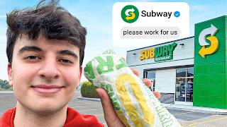 I Worked at Subway For a Day [upl. by Norreht]