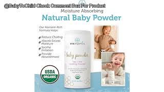 USDA Organic Baby Powder Review Is This TalcFree Solution Worth It for Your Baby [upl. by Colt]