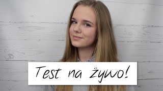 TEST NA ŻYWO NOWOŚCI KOSMETYCZNE [upl. by Fitzhugh]