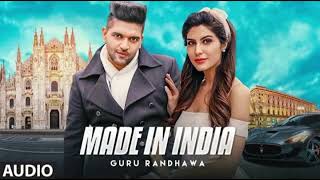 Made In India Mp3 Song  Guru Randhawa  The Pravanjan [upl. by Symon]