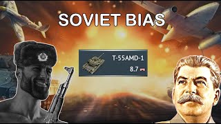 T55AMD Soviet BIAS experience WarThunder [upl. by Ballinger]