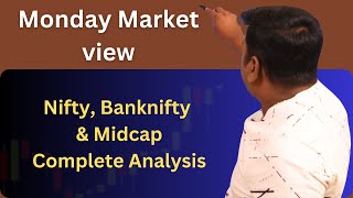 Monday Market Analysis 19th Feb 24  nifty banknifty nkspriceactiontrading [upl. by Simsar]