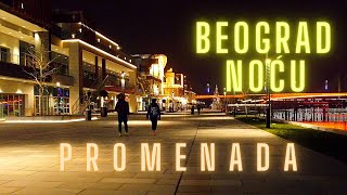 SAVA PROMENADA NOĆU  BELGRADE WATERFRONT  BEOGRAD NA VODI 2020 [upl. by Enellij]