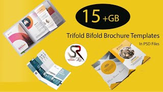 15  GB Brochure Templates Download For Photoshop  Tri Fold Brochure Bundle Saba Presentation [upl. by Alodee]