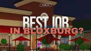 THE BEST JOB  BLOXBURG ROBLOX  roblox fypシ゚viral bloxburg rich bloxburgbuilder subscribe [upl. by Fortune]