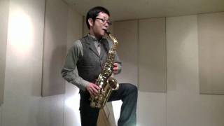 Bach Cello Suite1 1Prelude  by Alto Saxophone original key [upl. by Neelhtac]