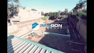 Time Lapse Luxury Home  Basement to Frame Stage  Pascon [upl. by Luapleahcim808]